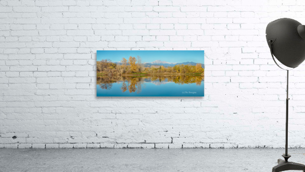Autumn CO Twin Peaks Golden Ponds Reflections Wall Preview