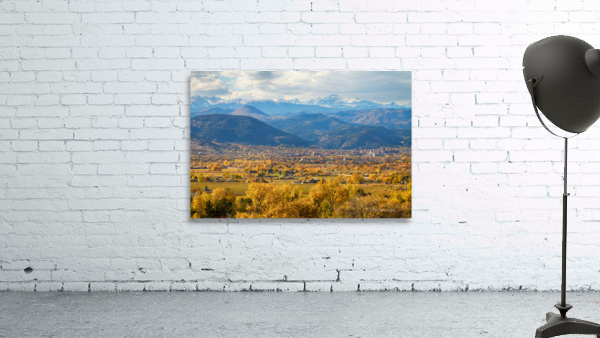 Boulder Colorado Autumn Scenic View by Bo Insogna