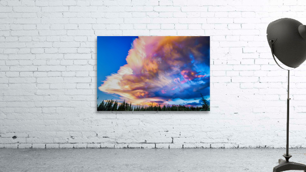 High Elevation Forest Sunset Sky Timed Stack Wall Preview