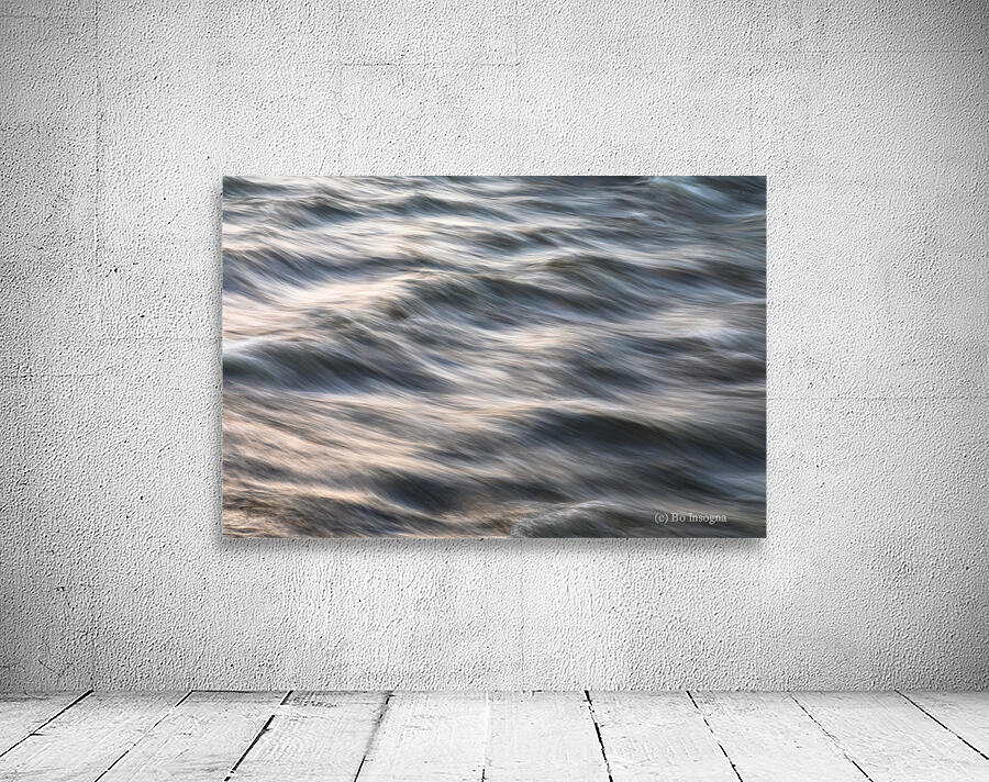 South Boulder Creek Sunset Blurred Lines Wall Preview