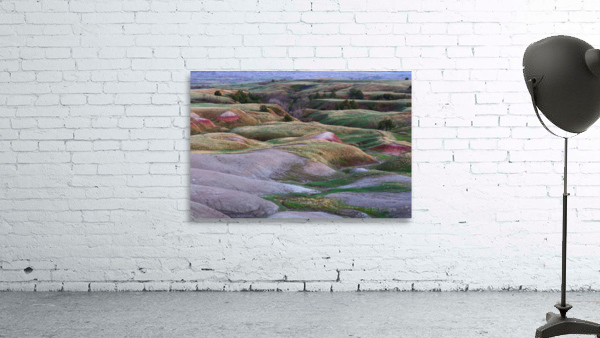 Colors of South Dakota Badlands Tuscany-Like Rolling Hills Wall Preview