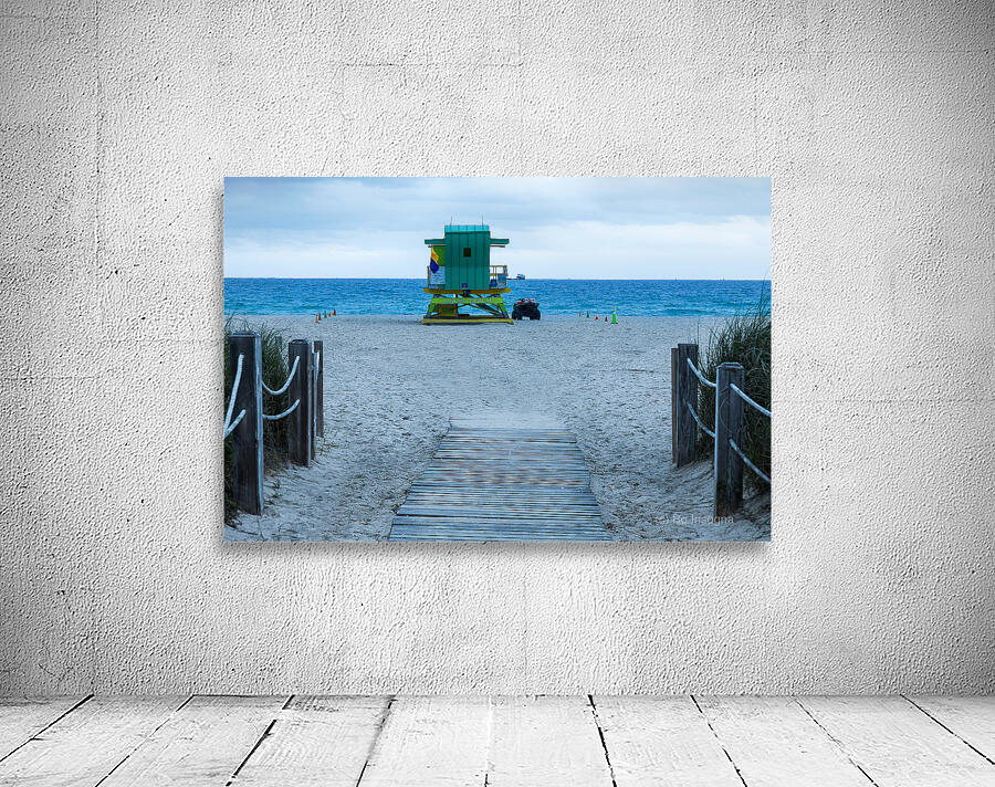 Inviting Stormy Miami Beach Wall Preview