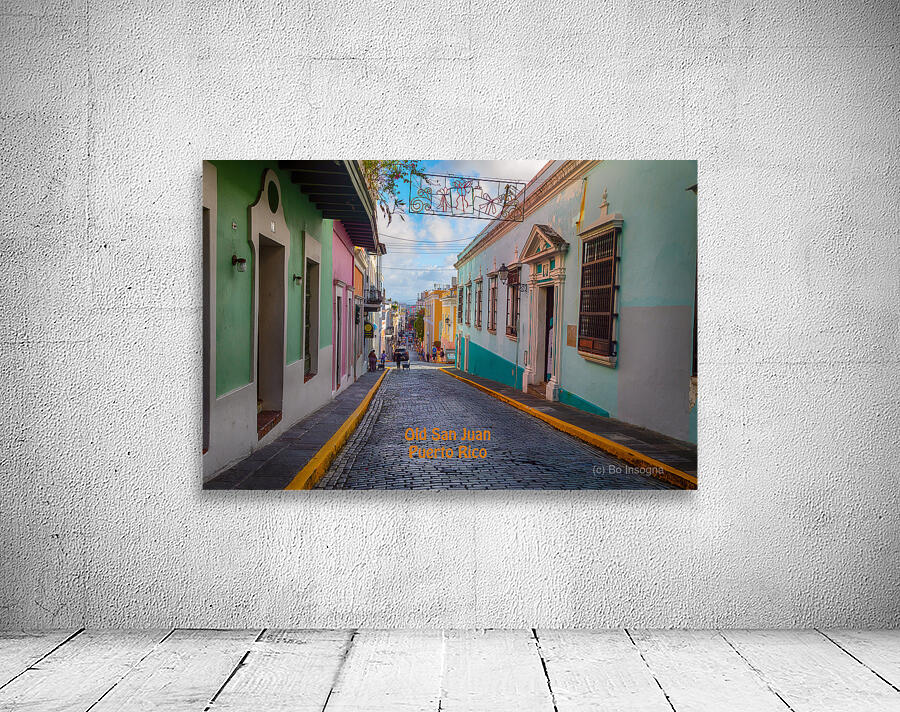 Vibrant Essence of Old San Juan Puerto Rico Poster Wall Preview