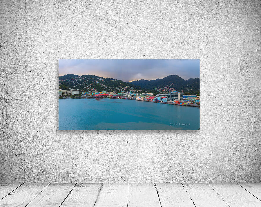 Saint Lucia Castries Panorama Part 2 Wall Preview