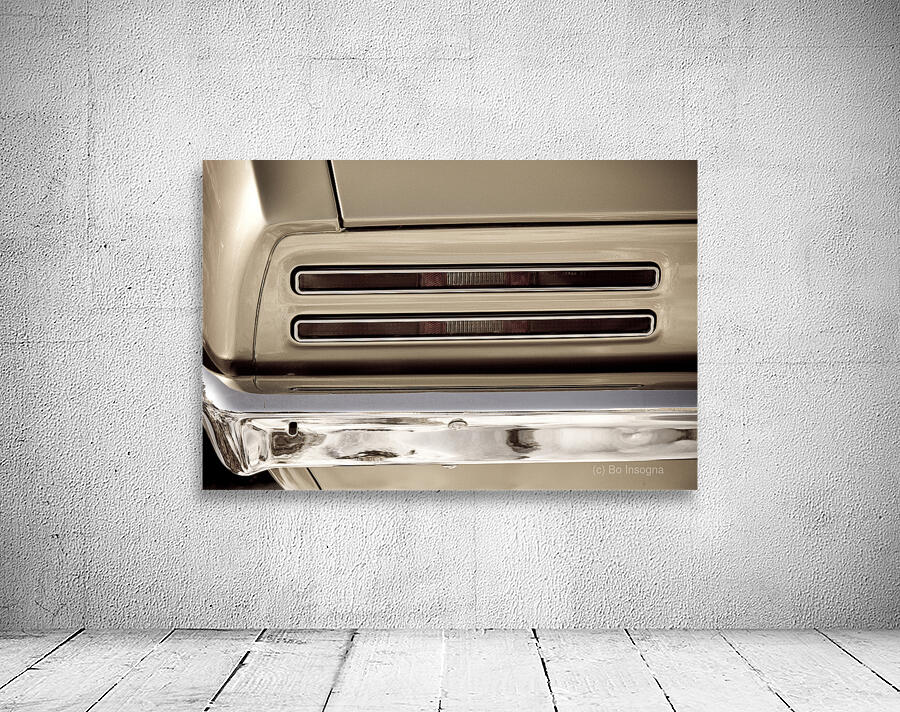 1967 Pontiac Firebird Back Lights Close up Wall Preview