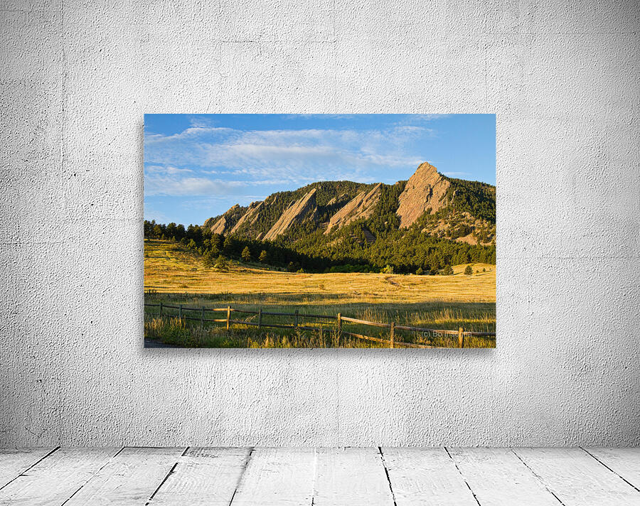 Flatirons from Chautauqua Park by Bo Insogna