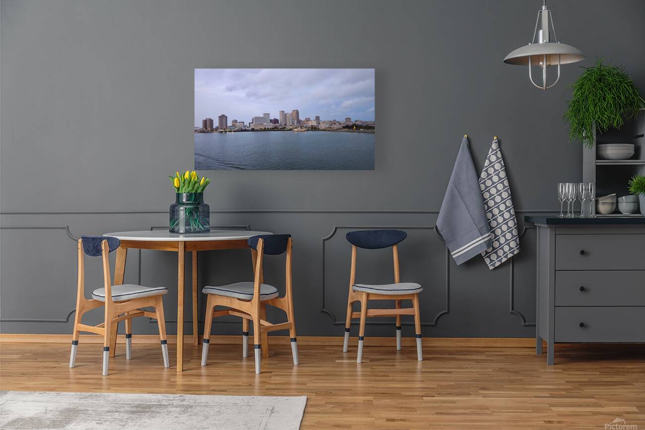 New Orleans Skyline Where the River is Calm and the Jazz Never Sleeps Reproduction