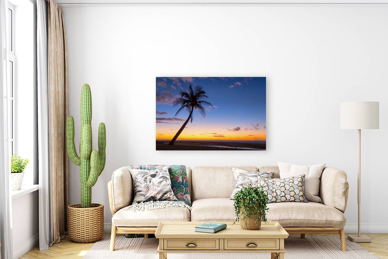 Tropical Island Sunrise Reproduction