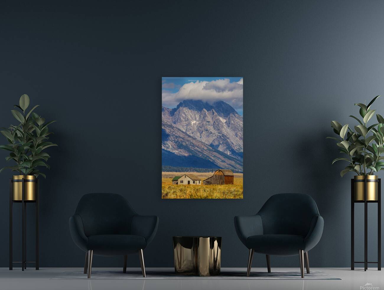 Historic Homestead Grand Teton Mountain Legacy Reproduction