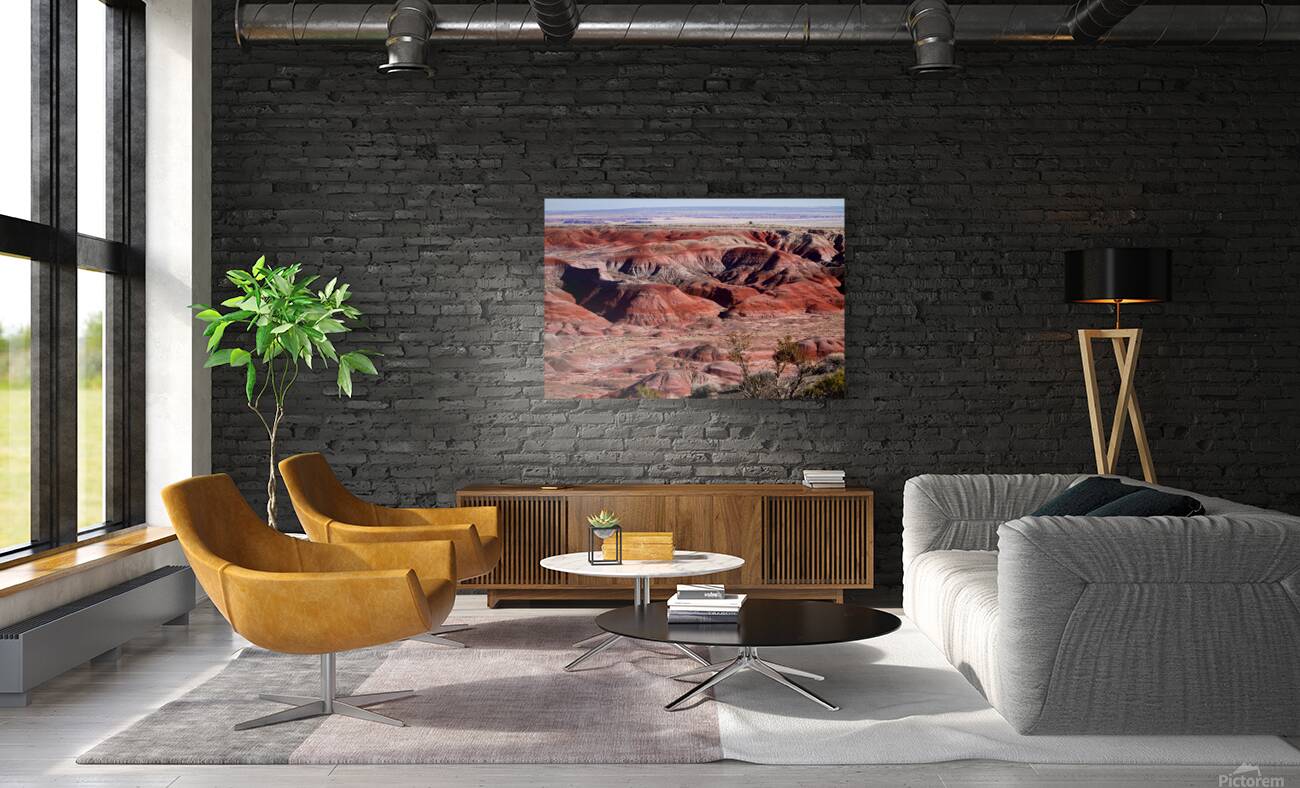 Painted Desert Arizona Colorful Badlands Landscape Reproduction