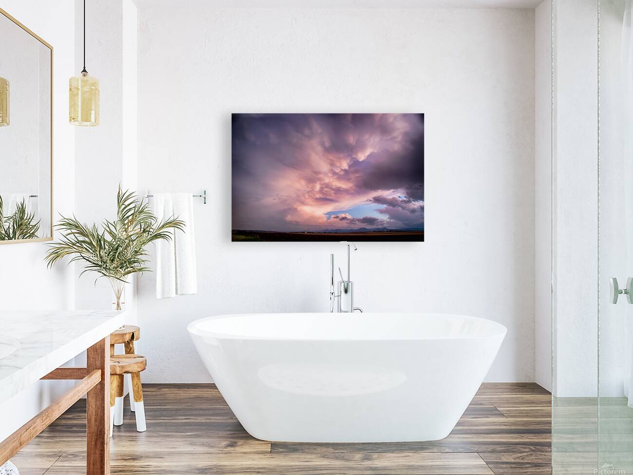 Mammatus Over Boulder Colorado Reproduction