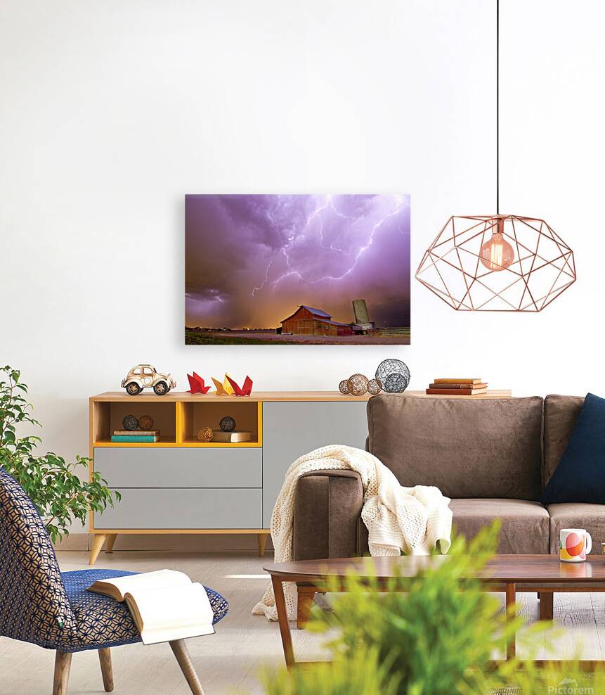 Red Barn Farm Beautiful Sight Reproduction