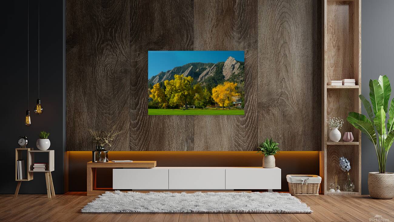Beautiful Chautauqua Park Autumn View Reproduction