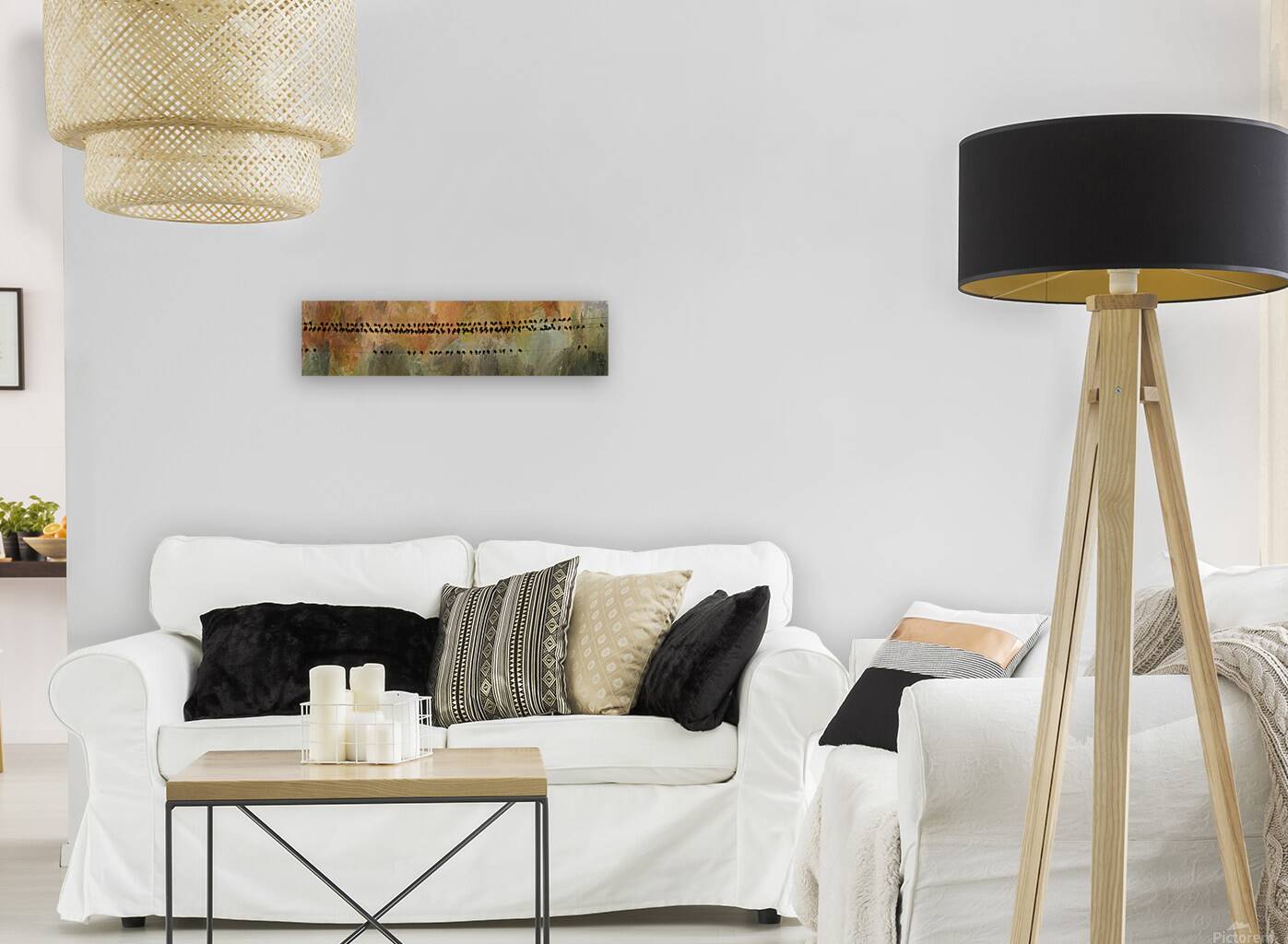 Birds On The Lines Reproduction