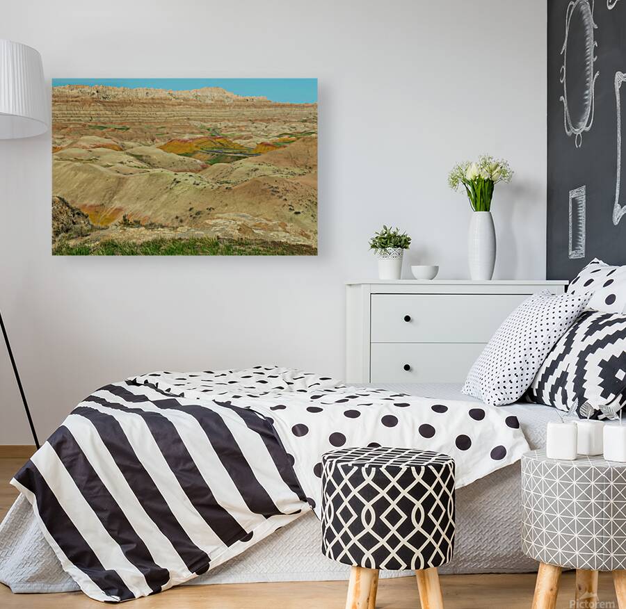 Discover the Vibrant Beauty and Rich Fossils of Badlands Nationa Reproduction