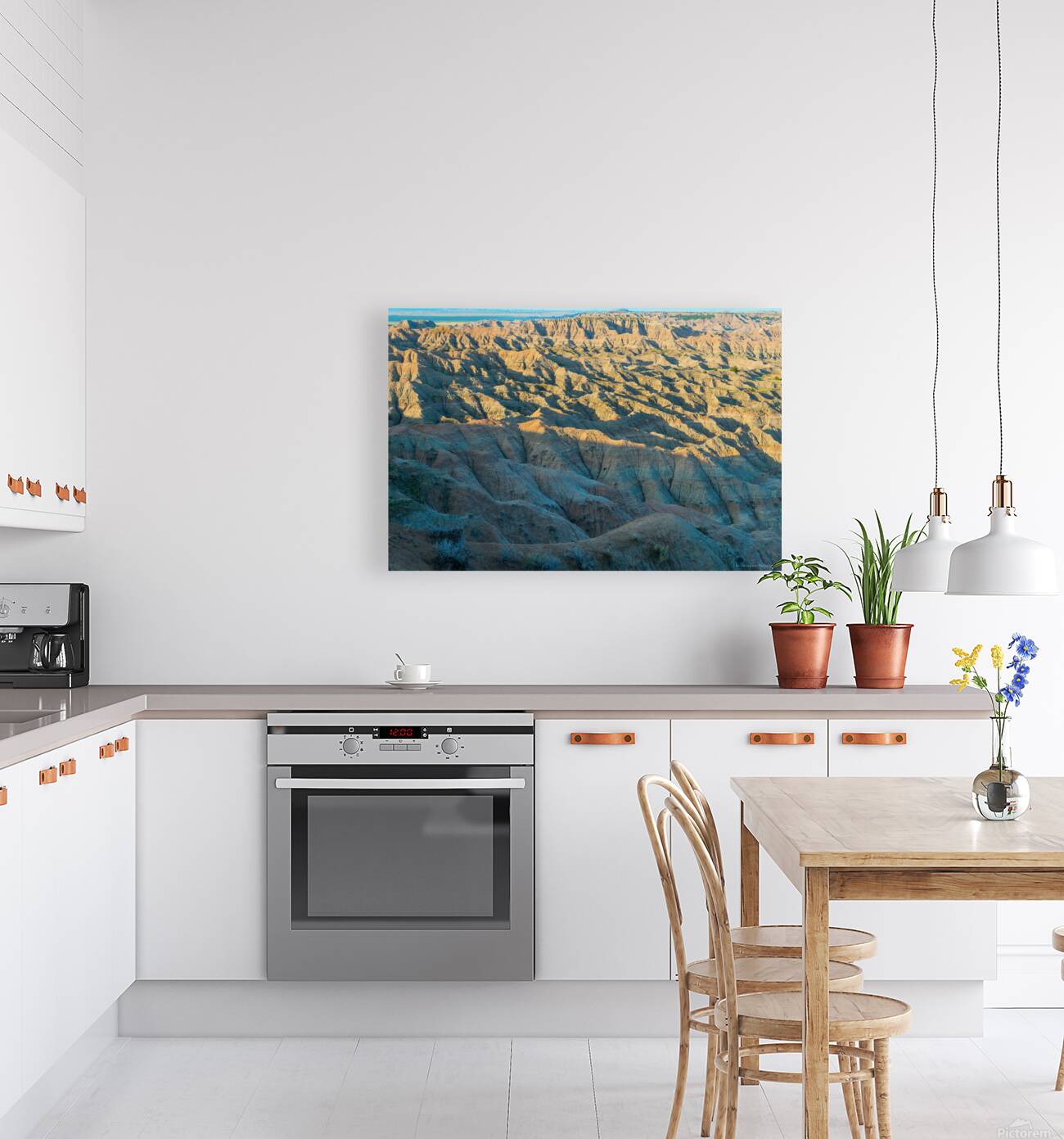 Canyon Majesty Breathtaking Badlands Landscape of South Dakota Reproduction