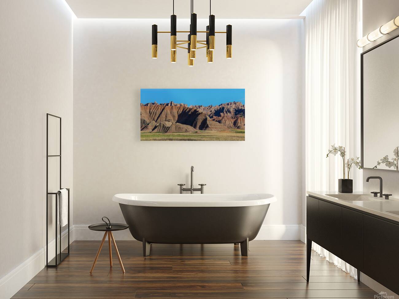 Breathtaking Panoramic Views - Badlands National Park Reproduction