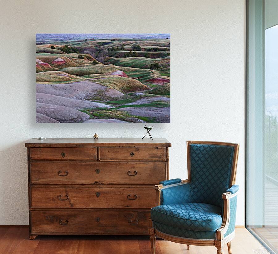 Colors of South Dakota Badlands Tuscany-Like Rolling Hills Reproduction