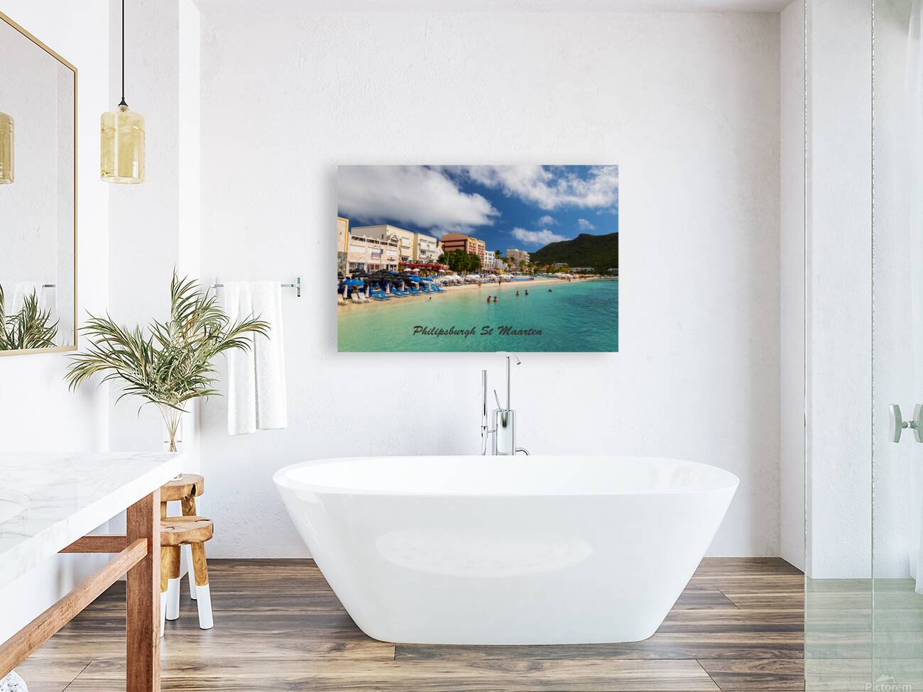 Philipsburgh St Maarten Poster Postcard Reproduction