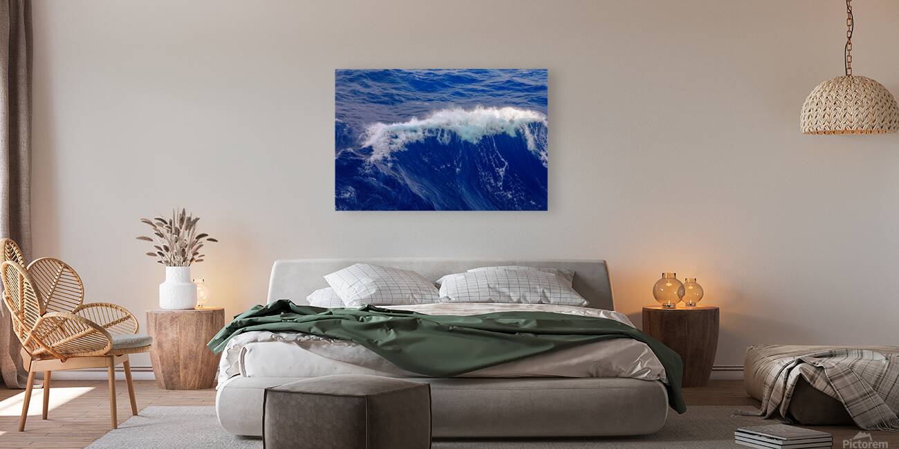 Serenity as the Ocean Waves Crest Reproduction