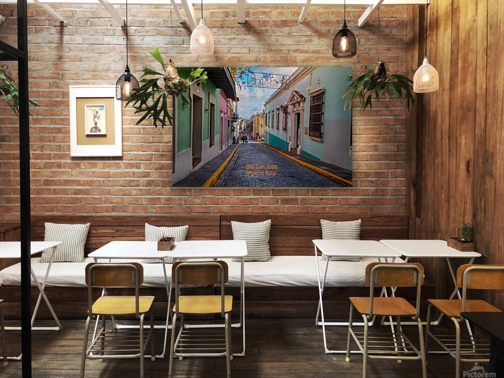 Vibrant Essence of Old San Juan Puerto Rico Poster Reproduction