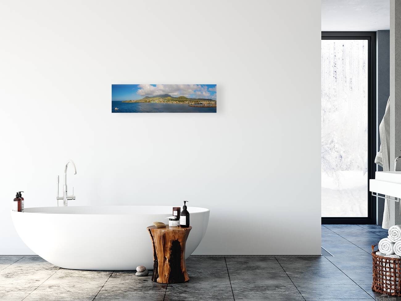 Beauty of the Caribbean island of St. Kitts Reproduction