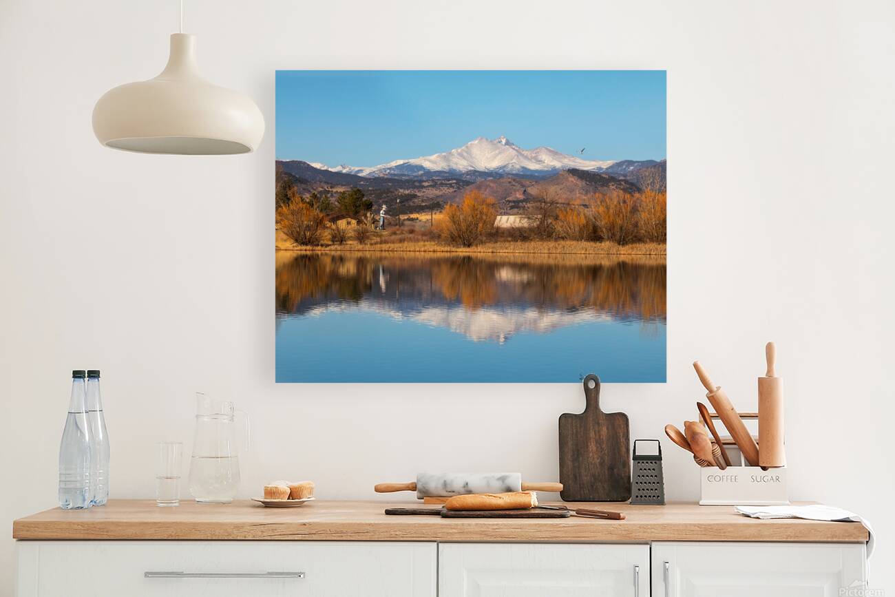 Paul Bunyan and the inspiring Landscapes of the Rocky Mountains Reproduction