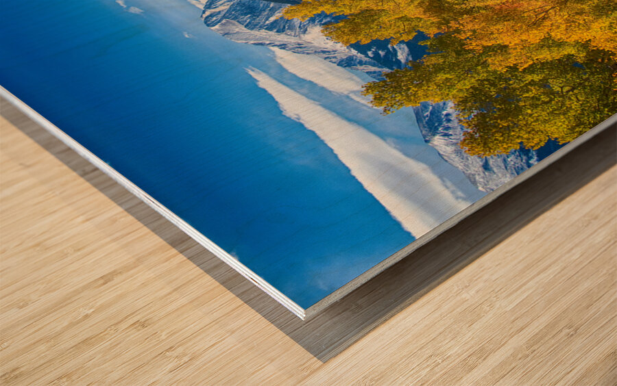 Independence Pass Autumn View Wood print