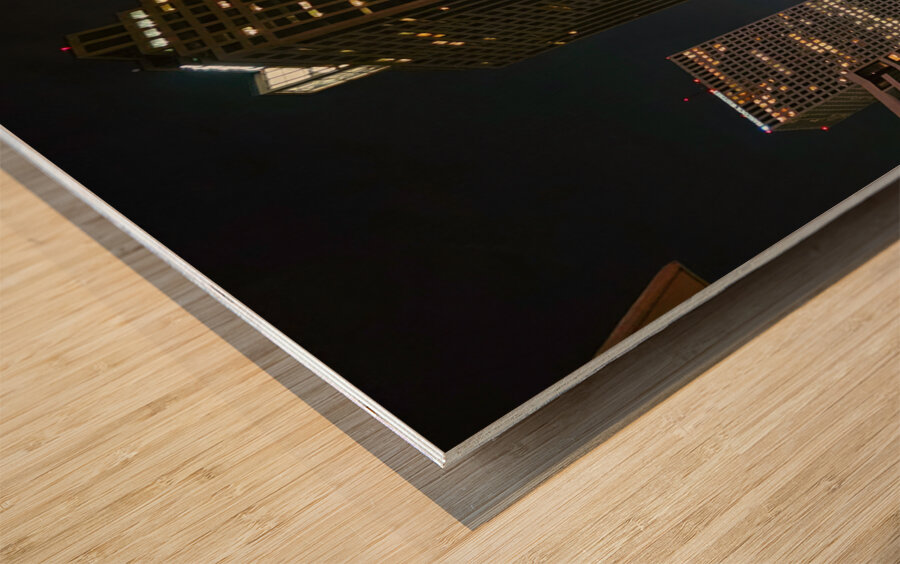 New Orleans Nighttime Magic Wood print