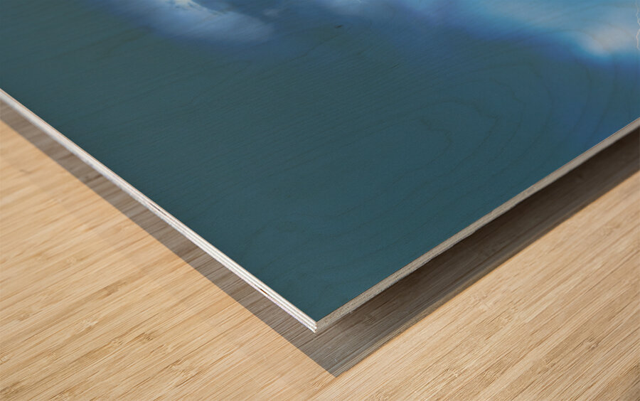 Power Bolt from Heaven Wood print