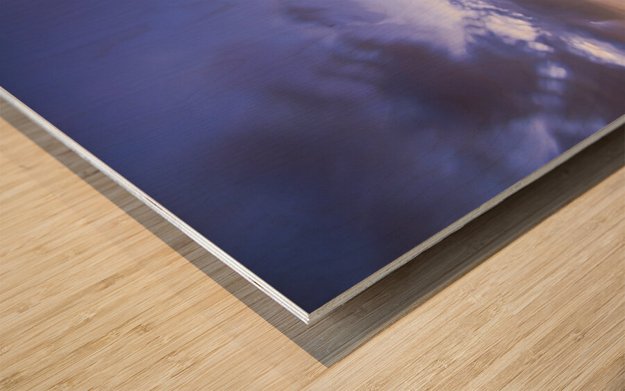 Summer Storm Wood print