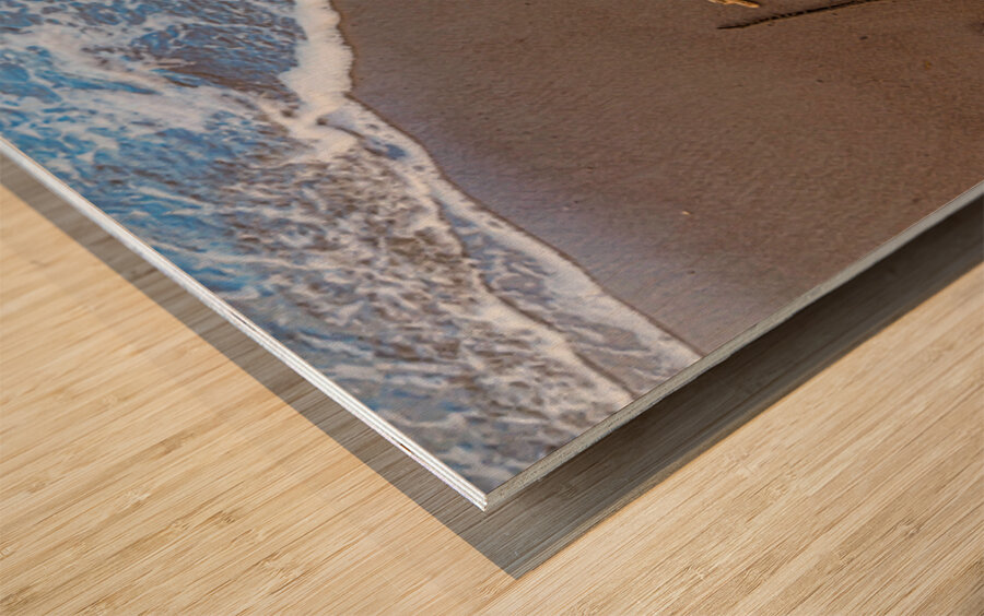 Ocean Love Wood print