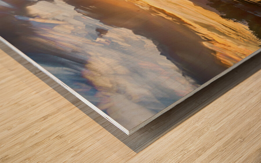 Marching On To The Night Wood print