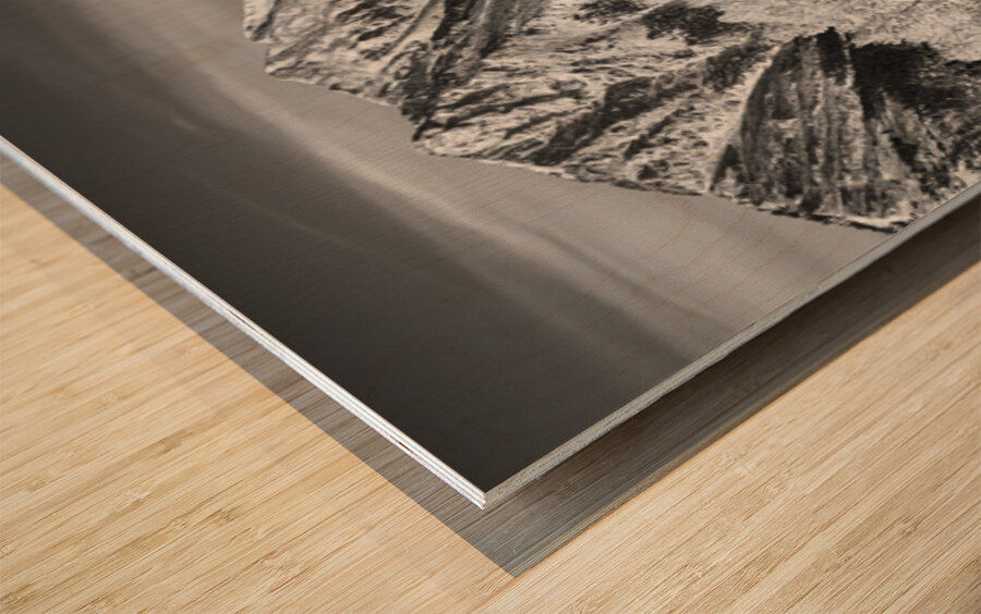 Timeless Majesty of Independence Pass Wood print