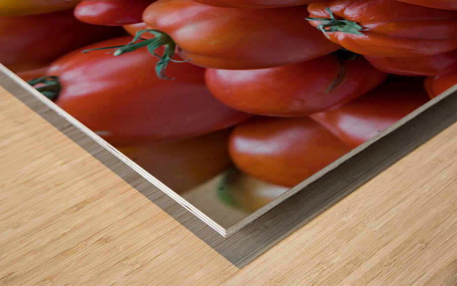 Roma Super Fantastic Tomatoes Fine Art Photography Wall Art Wood print
