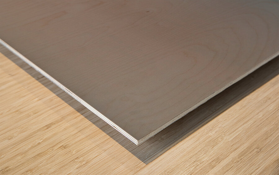 Full Moon Rising Over the Port of Los Angeles and LAX Arrival Wood print