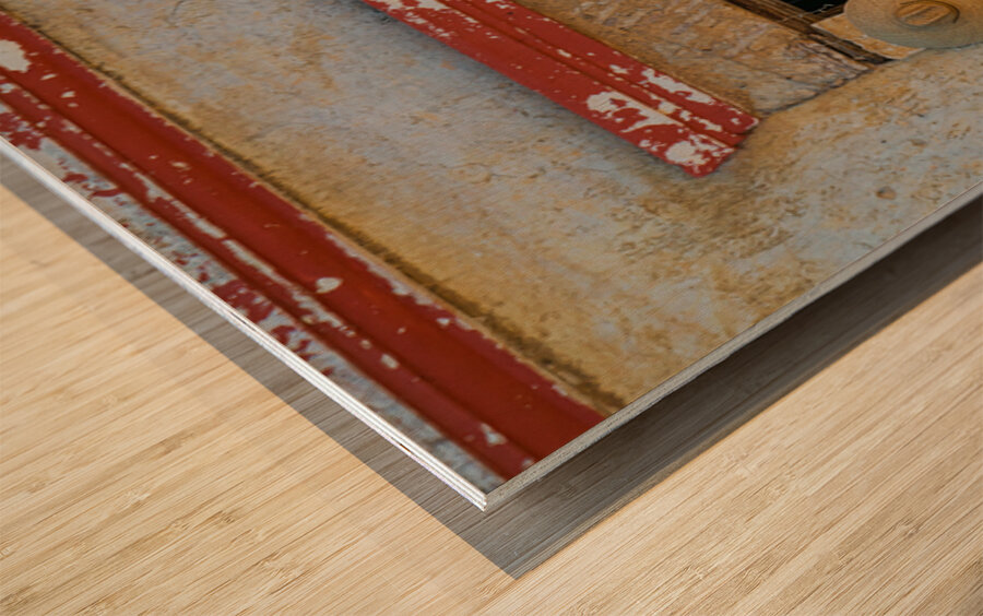 Rustic Mexican Shop Entrance With Traditional Hats Wood print