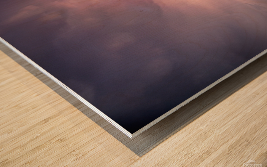 Mammatus Over Boulder Colorado Wood print