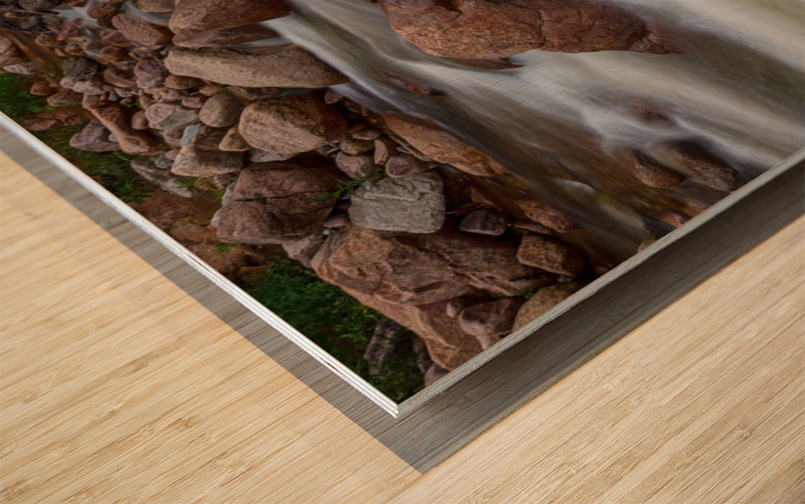 Rocky Mountain Flow Wood print