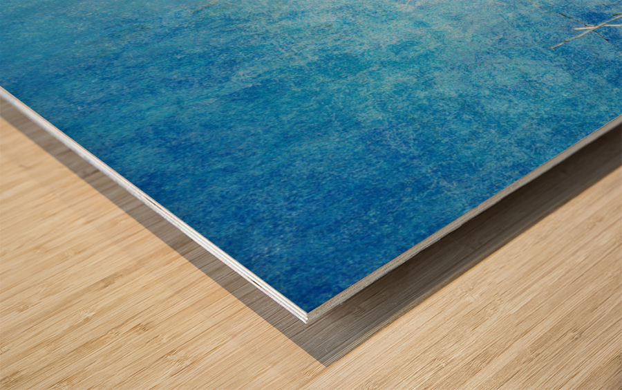 Bald Eagle Blues Wood print