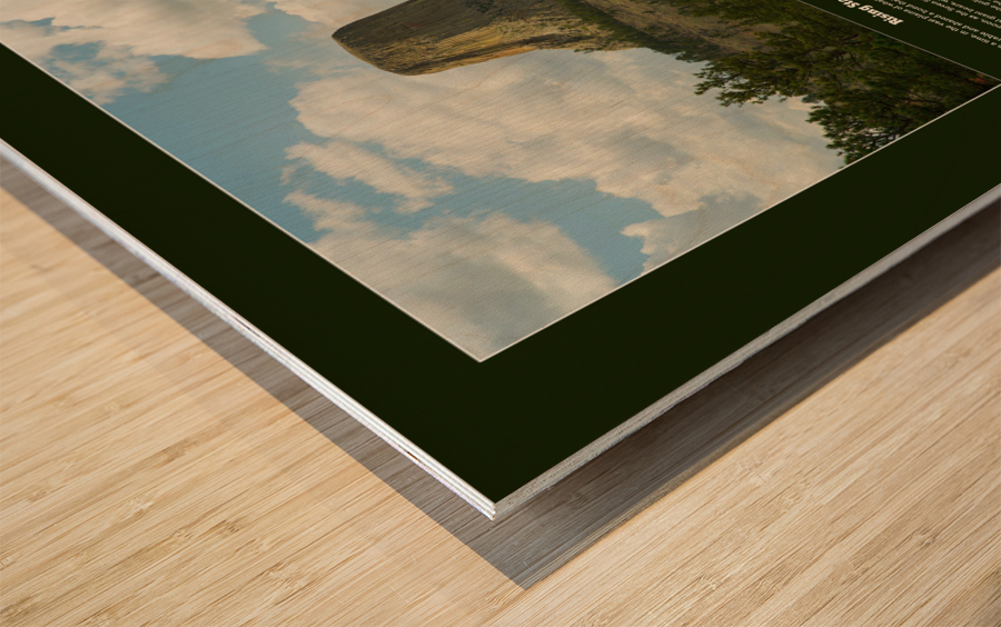 Rising Stars: The Legend of the Seven Sisters and Devils Tower Wood print