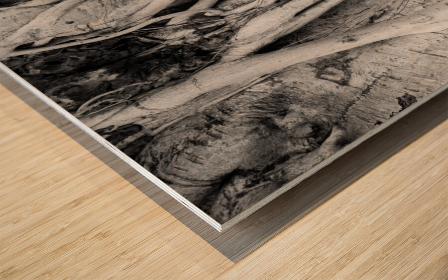 Tropical Tree Vibes Wood print