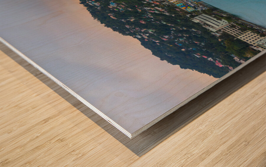 Saint Lucia Castries Panorama Part 2 Wood print