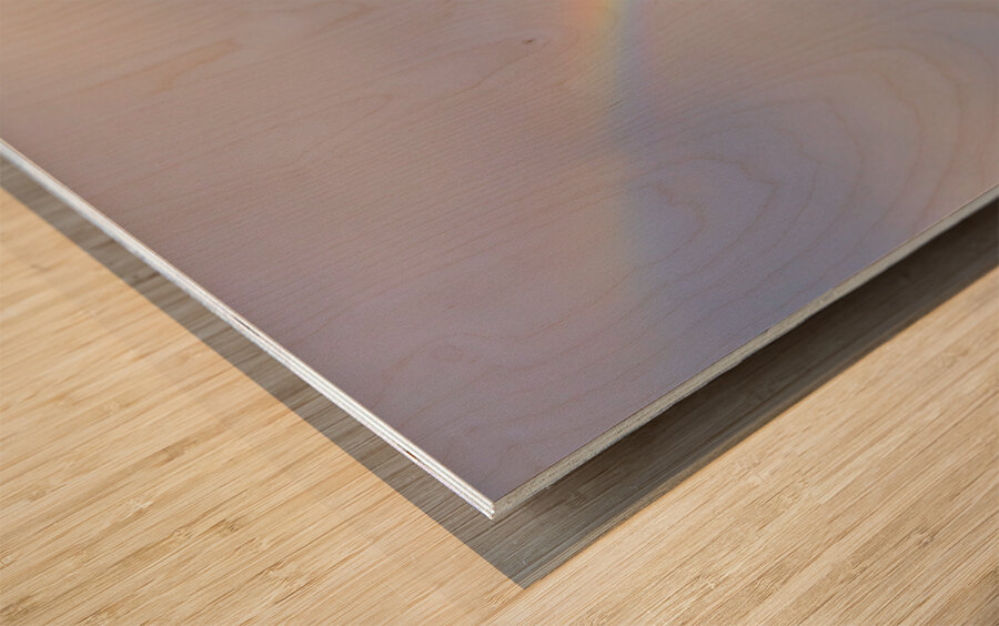 Rainbow On The Lighthouse On St Lucia Wood print