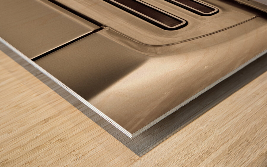 1967 Pontiac Firebird Back Lights Close up Wood print