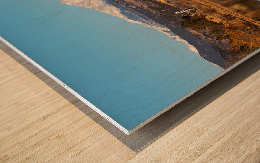 Paul Bunyan and the inspiring Landscapes of the Rocky Mountains Wood print